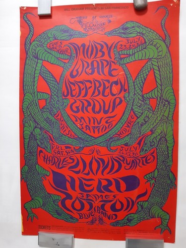Konzertplakat jeff - konzertplakat, (original)