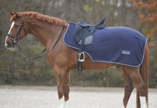 Ausreitdecke Fleece Economic dunkelblau  Pferdedecke  Nierendecke