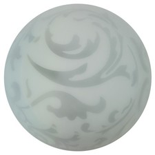 LED Wandlampe Deckenleuchte Arezzo Weiß Glas rund Ø25cm 9W 800lm warmweiß 3000K