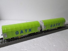 Roco 6680011 Set mit 2 Schiebeplanenwagen  GATX  TT