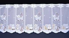 Katzen Scheibengardine