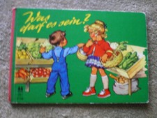 Was darf es sein? - altes Bilderbuch