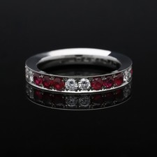 Memory ring brillanten rubine - ring,