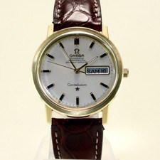 Omega Constellation Automatic Chronometer, Doppel Datum von 1969 Vergoldet