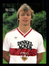 Klaus Perfetto  Autogrammkarte VfB Stuttgart 1985-86 Original + A 216318