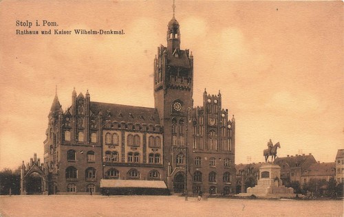 Stolp słupsk rathaus - ak,