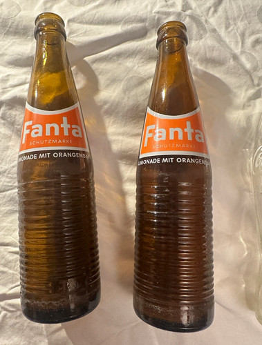 Fanta glasflasche braun - glasflasche,