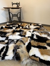 Echte Fuchsfell Decke  PREMIUM