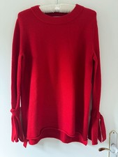 comma, Damen Pullover Longpullover rot Größe 36/38 Langarm
