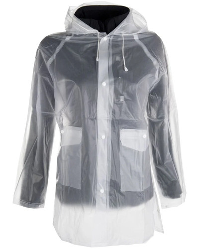 Transparenter reitmantel für - transparenter,