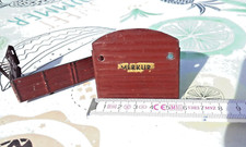 2X ERSATZTEIL SPAREPART FÜR MERKUR GÜTERWGEN BRAUN PREWAR 2WW VINTAGE SPUR 0