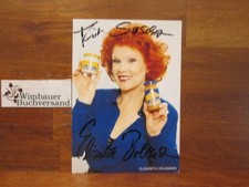 Original Autogramm Elisabeth Volkmann 1936-2006 Stimme v. Marge Simpson / 246510