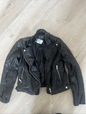Lederjacke Primark 38 schwarz
