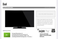 Dual 4K LCD TV 49 Zoll