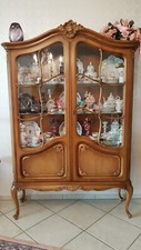 Vitrine Stilmöbel Warrings Chippendale Stil TOP Zustand mit Beleuchtung