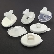 DECKENHAKEN SELBSTKLEBEND | Klebeknöpfe mit Öse | Klebeösen für Deko & Schilder