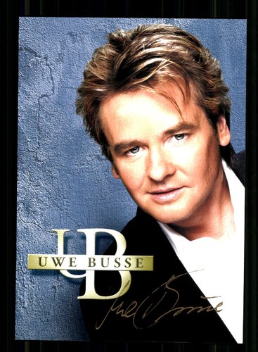 Uwe busse autogrammkarte - uwe,