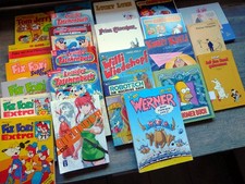 Konvolut aus 24 Comics / Fix & Foxi, Disney, LTB, Werner, Lucky Luke, Robotech