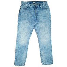 QS s.Oliver Pete Herren Jeans Hose Stretch regular Fit Gr 50 L W33 L32 acid blau
