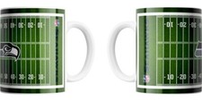 Seattle Seahawks Jumbo - Tasse Field American Football NFL Grün - 450ml