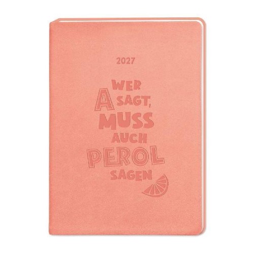 Terminplaner lederlook 2027 - terminplaner,