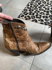 Damen Stiefeletten Braun Old