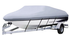 VEVOR Bootsabdeckung Persenning wasserdicht für V-Rumpf Boote (17–19 Fuß)