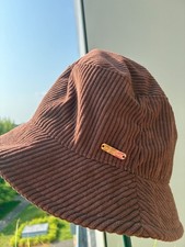 Steve Madden Cord Bucket Fischerhut Anglerhut Cordhut braun one Size