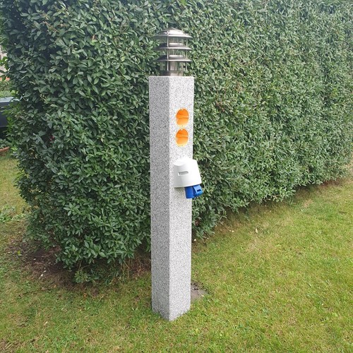 Led gartenlampe granit - led,
