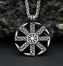 Sonnenrad Anhänger Edelstahl