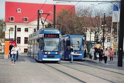 Foto tram rostock neuer - rostock,