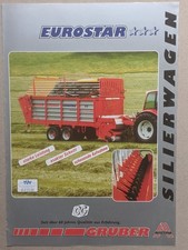 GRUBER Einachs Tandem Silagewagen Ladewagen Prospekt Traktor Bulldog Schlepper