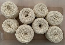 400 g Strickwolle ?Häkelwolle ?Handarbeitswolle Beige Baumwolle-Viskosemix