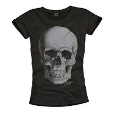 COOLES TOTENKOPF DAMEN T-SHIRT SKULL PARTY GOTHIC AUSGEFALLEN SHIRTS SEXY S M L