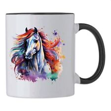 Kaffeetasse Tasse Becher Pferde Reiten Pferd Fohlen Reituntericht Reiterhof Satt