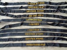10 Mützenbänder Bundesmarine