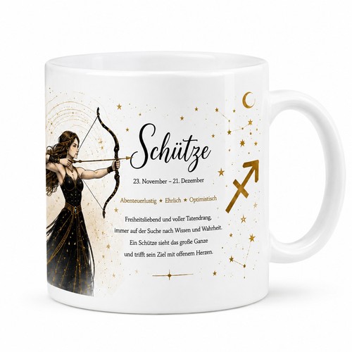 Schütze tasse sternzeichen - tasse,