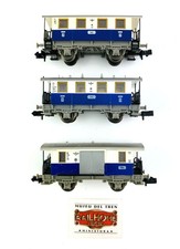 CS84 FLEISCHMANN N 8053/4 - LOTE 3 COCHES VIAJEROS "EDELWEISS" 2ª/FURGÓN