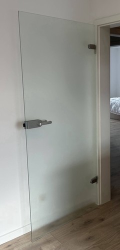 Glastür aus