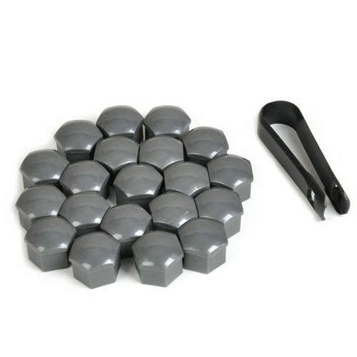 20x grau radmuttern - 20x,
