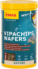 sera Vipachips Nature Hauptfutter Bodenfutterchips Futtertabletten 1 Liter Dose