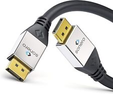 2m DisplayPort Kabel Premium 4K DP vergoldete Stecker Für PC Monitor Laptop PS5