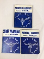 3x Honda Werkstatt Handbuch  Quintet Wartung Ergänzung 1980 - 81 - 82 - 6469300