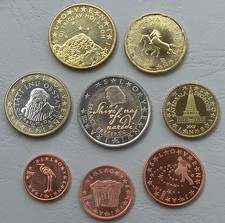 Euro KMS Kursmünzensatz Slowenien 2007 unz.