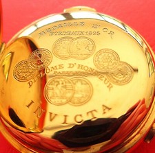 TASCHENUHR "INVICTA", Chronograph, Gold-14K, 1/4 Repetition-gute Funkt.-ca-1901