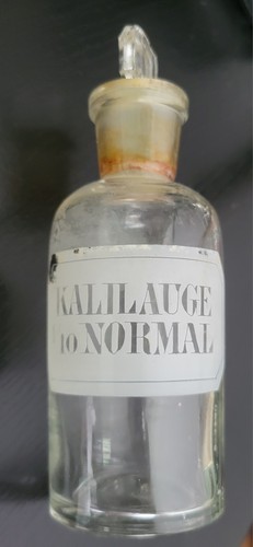 Antike apothekerflasche - antike,