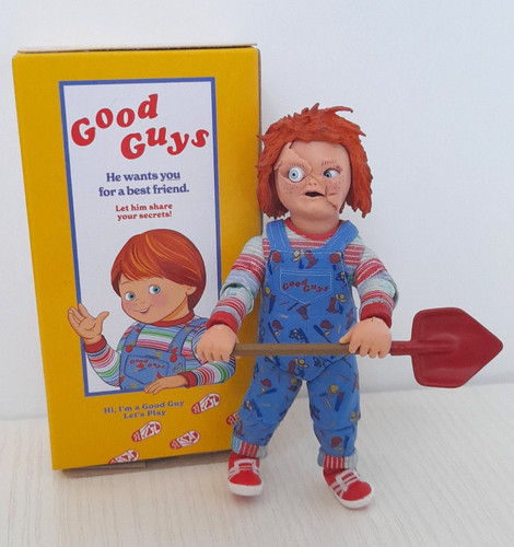 Busted chucky neca puppe - chucky,