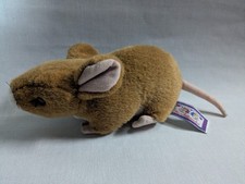Kuschelwuschel Maus Braun Kuscheltier Schmusetier Stofftier ca. 20cm