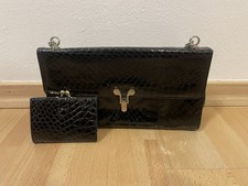 Vintage Retro Krokodil Leder