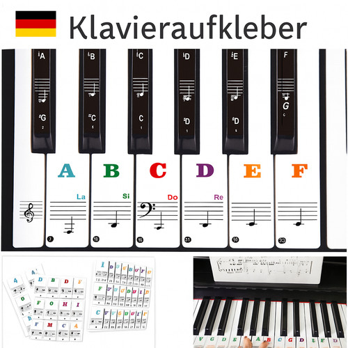 Klavier lernen keyboard noten - lernen,